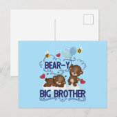 Beer-y zeer grote broer broer broer broer sibling  briefkaart (Voorkant / Achterkant)