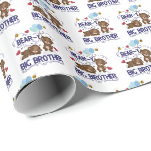 Beer-y zeer grote broer broer broer broer sibling  cadeaupapier