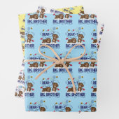 Beer-y zeer grote broer broer broer broer sibling  inpakpapier vel (In situ)