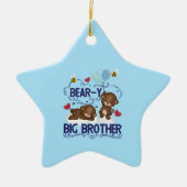 Beer-y zeer grote broer broer broer broer sibling keramisch ornament (Voorkant)