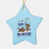 Beer-y zeer grote broer broer broer broer sibling keramisch ornament (Links)