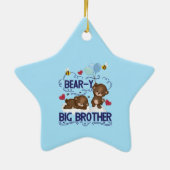Beer-y zeer grote broer broer broer broer sibling keramisch ornament (Achterkant)