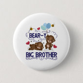 Beer-y zeer grote broer broer broer broer sibling ronde button 5,7 cm (Voorkant)