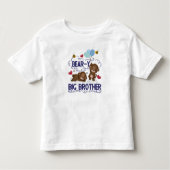 Beer-y Zeer Grote Broer Sibling Pun Kinder Shirts (Voorkant)
