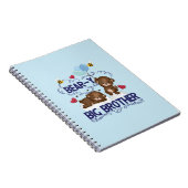 Beer-y Zeer Grote Broer Sibling Pun Notitieboek (Rechterzijde)