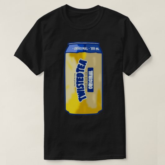 Beer-zoete theetheeblikken t-shirt (Design voorkant)