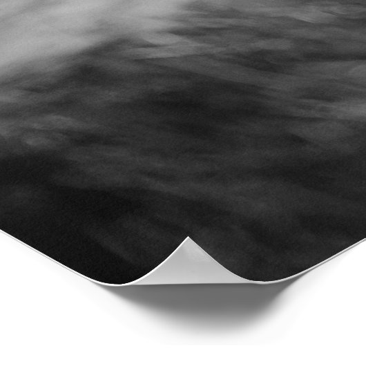 Beer zwart-wit Foto modern Rustic Cabin Poster (Hoek)