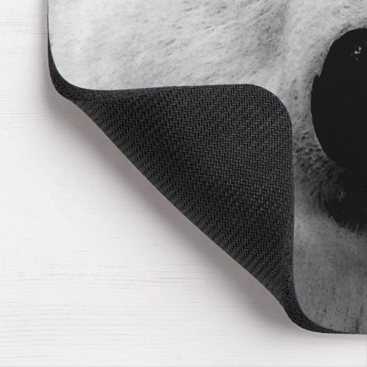 Beer zwart-wit muismat (Hoek)