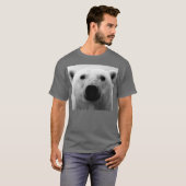 Beer zwart-wit t-shirt (Voorkant volledig)