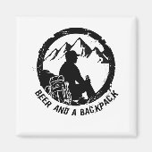 BeerAndaRugzak Bier Koelkast Magneet (Voorkant)