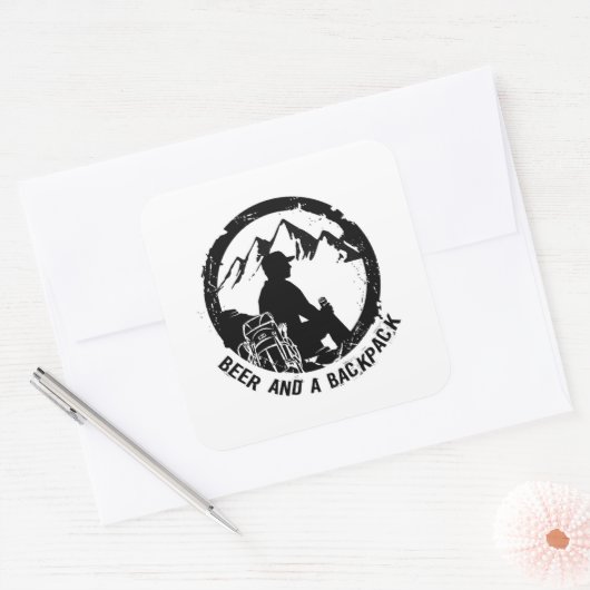 BeerAndaRugzak Stickers (Envelop)