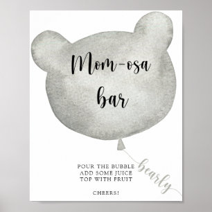 Beerballon \ Moeder-osa bar poster