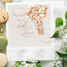 Beerballonnen Baby Shower Papieren Servetten