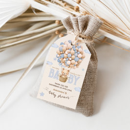 Beerballonnen kunnen nauwelijks wachten Jongens Ba Cadeaulabel