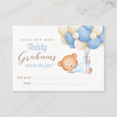 Beerballonnen Raad Hoeveel Grahams Informatiekaartje (Voorkant)