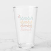 Beerbb Text Logo Pint Glass Glas (Achterkant)