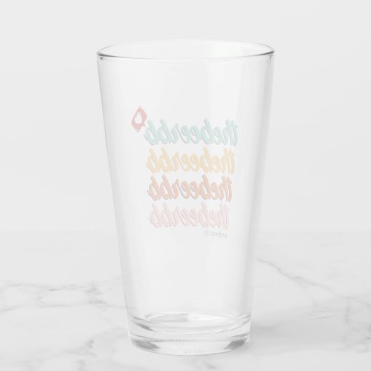 Beerbb Text Logo Pint Glass Glas (Achterkant)