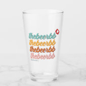 Beerbb Text Logo Pint Glass Glas (Voorkant)