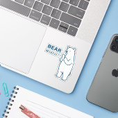 Beerbehoefte Sticker (Laptop met iPhone)