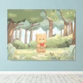 Beerbenodigdheden Canvas Afdruk (Insitu (Houten vloer))
