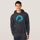 Beerberg Bos Maan Silhouet Hoodie (Voorkant volledig)