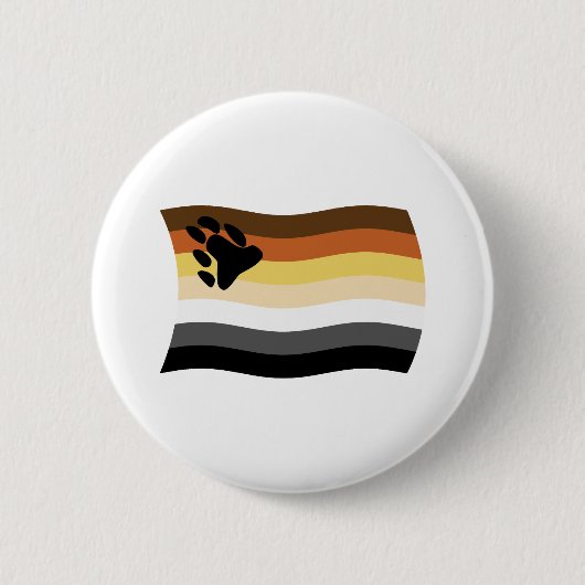 Beerbroederschap Vlag Knop Ronde Button 5,7 Cm (Voorkant)
