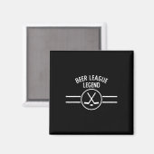 Beercompetitie Legenda IJshockey Inline Grappige S Magneet (Voorkant / Achterkant)