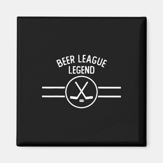 Beercompetitie Legenda IJshockey Inline Grappige S Magneet (Voorkant)