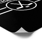 Beercompetitie Legenda IJshockey Inline Grappige S Poster (Hoek)