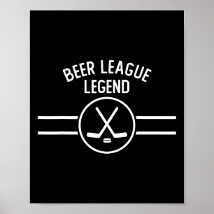 Beercompetitie Legenda IJshockey Inline Grappige S Poster