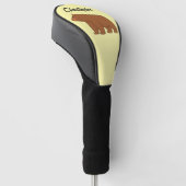 Beerdesign Elke Kleur Achtergrond Golfheadcover (Schuin)