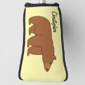 Beerdesign Elke Kleur Achtergrond Golfheadcover (Draai 90)