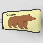 Beerdesign Elke Kleur Achtergrond Golfheadcover (Voorkant)