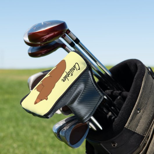 Beerdesign Elke Kleur Achtergrond Golfheadcover (Insitu)