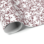 Beeren, bordeauxrot. cadeaupapier (Rol Hoek)