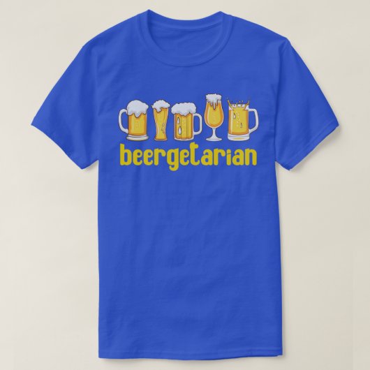 Beergetarian Funny Craft Beer T-shirt (Design voorkant)