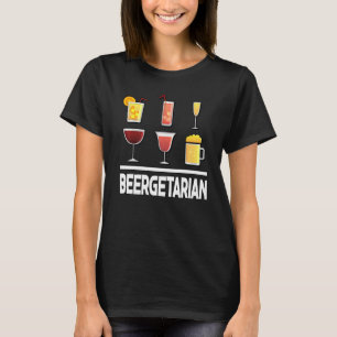 Beergetarian Graphic Homebrouwerij Winemaking Brew T-shirt