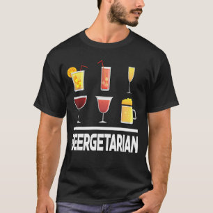 Beergetarian Graphic Homebrouwerij Winemaking Brew T-shirt