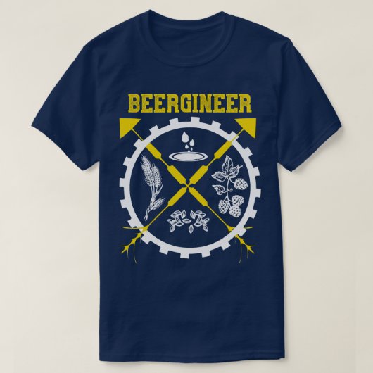 Beergineer Craft Beer T-shirt (Design voorkant)