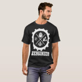Beergineer Graphic Homebrouwerij Winemaking Brewer T-shirt (Voorkant volledig)