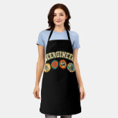 Beergineer Homebrew Thuisbrouwerij Bierbrouwerij Schort (Gedragen)