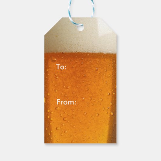 Beerglas Cadeaulabel (Achterkant)