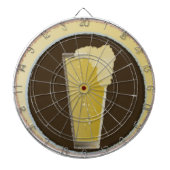 Beerglas Dartbord (Voorkant)