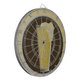 Beerglas Dartbord (Voorkant Links)