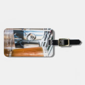 Beerglas in microbrouwerij bagagelabel (Voorkant horizontaal)