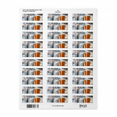 Beerglas in microbrouwerij etiket (Full Sheet)