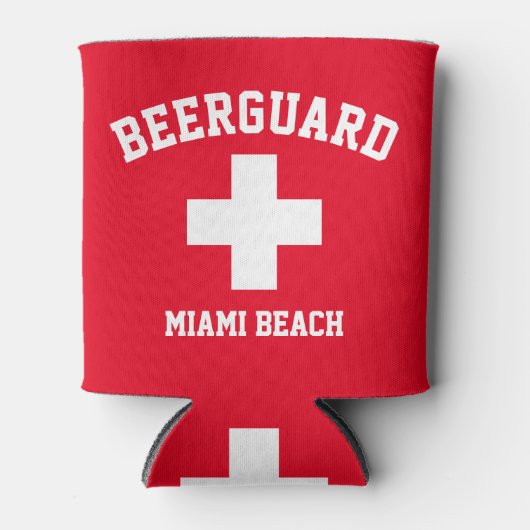Beerguard Lifeguard Personaliseer Koelbox Blikjeskoeler (Voorkant)