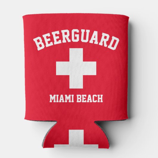 Beerguard Lifeguard Personaliseer Koelbox Blikjeskoeler (Achterkant)