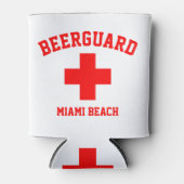 Beerguard Lifeguard personaliseren Blikjeskoeler (Voorkant)