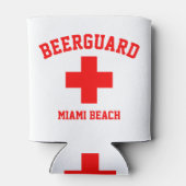 Beerguard Lifeguard personaliseren Blikjeskoeler (Achterkant)